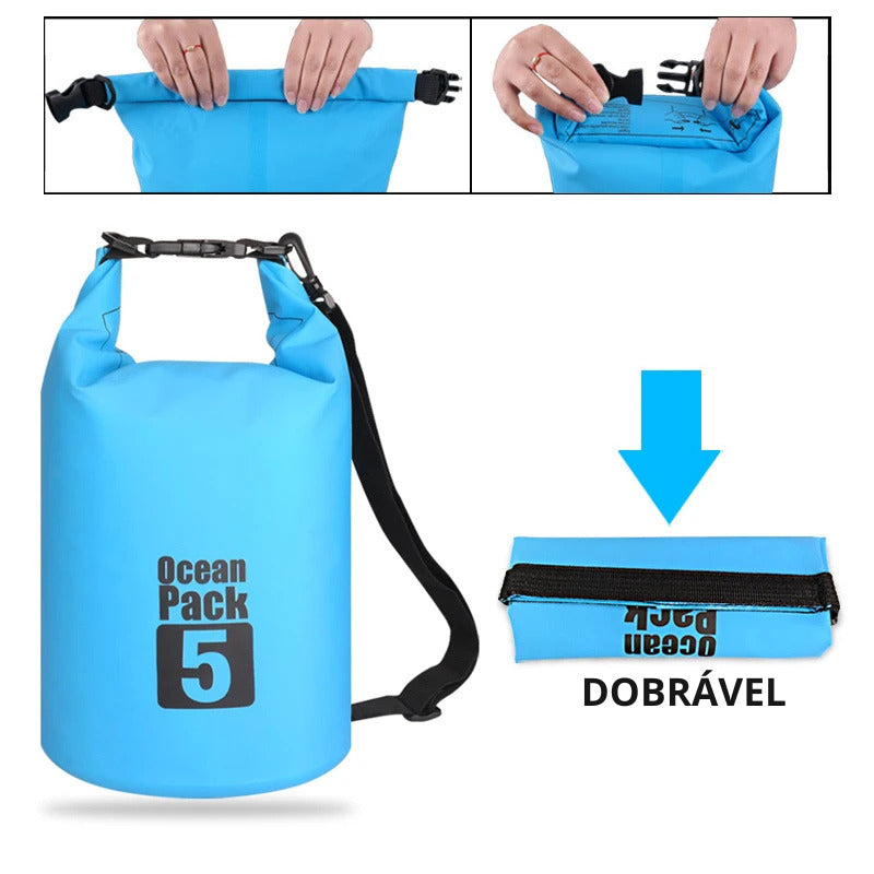 Bolsa Aquática Flutuante, Impermeável, para Esportes Aquáticos + Brindes - Sempre Fit