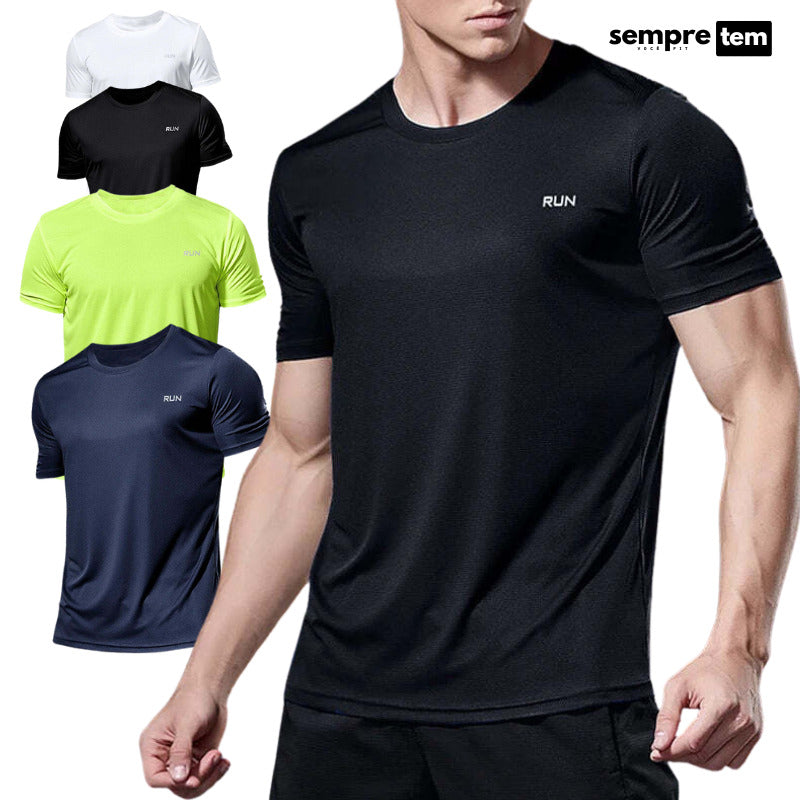 Camiseta Masculina Dry Fit para academia - COMPRE 1 LEVE 2 - Sempre Fit